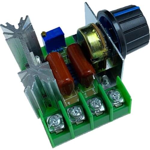 1PCS 2000W AC Motor Speed Controller 50-220V 25A Adjustable Motor Speed Controller Voltage Regulator