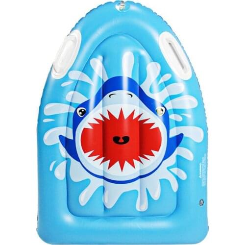 Pool Inflatable Kick Board Float Swimming Aid Children Surfing Body Board with two Handles Boardboarding with Equipment Gear