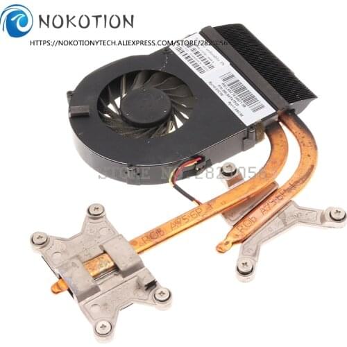 NOKOTION 606729-001 598883-005 609965-001 598883-002 Radiator For HP pavilion DV6 DV7 DV7-4000 DV6-3000 Cooling heatsink fan