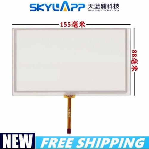 New 6.2''inch touch screen for car touchscreen dvd navigation hsd062idw1 TM062RDH01 Touch panel Glass 155mm*88mm Free shipping