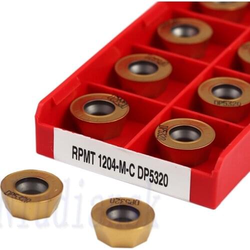 RPMW1003MO DP5320 CNC Lathe Tool RPMT1204-M-C DP5320 Carbide Insert Milling Cutter Steel Cutting Tool Milling Blade Turning Tool