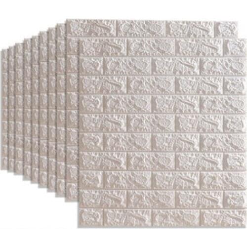 3d Brick Wall Stickers Self-adhesive Diy Wallpaper Living Room Tv Background Decoration Board Children Room Protection