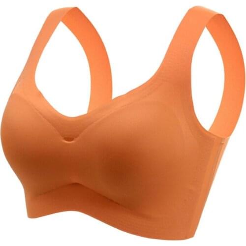 Sexy Underwear Women Bra Seamless Active Bras for Women Push Up Bralette Vest Lingerie Padded Sleeping Brassiere Bra Black