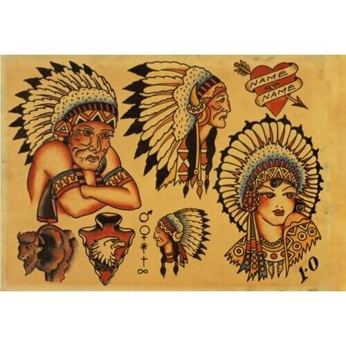 30style Choose Sailor Jerry Art Film Print Silk Poster for Your Home Wall Decor 24x36inch