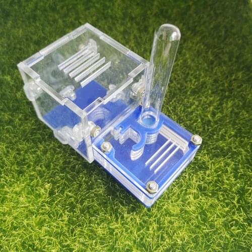 Blue Ant Nest Acrylic Ant Farm Small Community Feeding Box With Water Tower