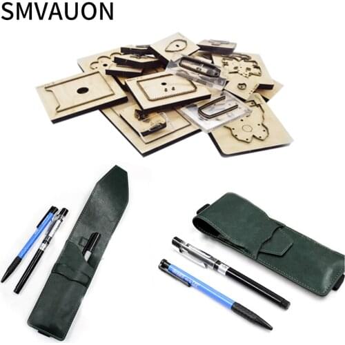 SMVAUON Wood Die Cutting Fashion Jewelry Pencil case Cutting Mold Wood Dies Card Package Knife Mold