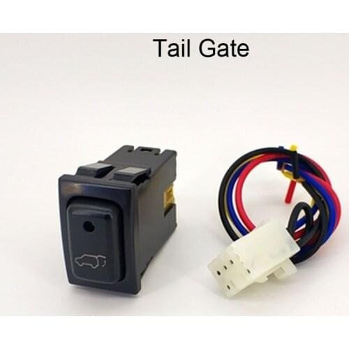 LED Spot Light Radar Parking Sensor Camera Recorder Monitor Fan Tailgate Trunk Switch Button Wire For Suzuki Antelope