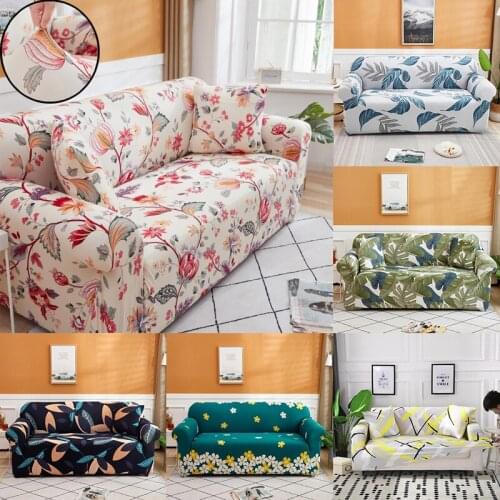 1/2/3/4 Seat Four Seasons All-inclusive Stretch Sofa Cushion Thick Fabric Sofa Cover Dustproof Sofa Cover