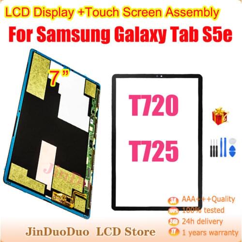 For Samsung Galaxy Tab S5e 10.5 T720 T725 LCD Display Touch Screen Digitizer Assembly For Samsung SM-720 SM-725 Lcd Replacement