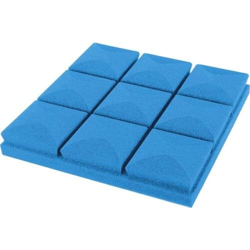 12 Pack Acoustic Foam Panels 2 Inch Thickness Sound Proof Foam Panels 2x12x12Inch for Sound Insulation Absorbing Blue