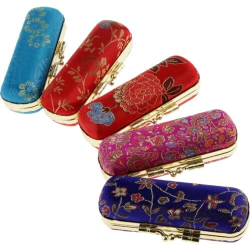 Lipstick Case Holder Organizer Bag for Purse- lipstick Holder- Durable Soft Cover -Cosmetic Storage Kit With Mirror Best Gift