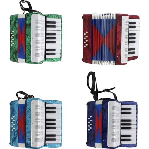 IRIN 17 Key 8 Bass Piano Accordion Musical Instrument for Performance