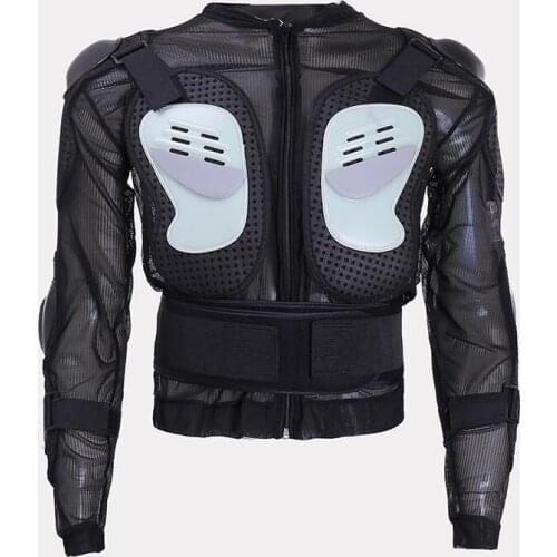 New spring and Autumn mens long sleeve zipper jacket armor mounted Motorcycle armor jacket 4XL loose man Chao 3XL