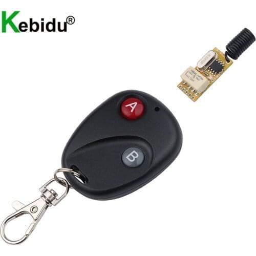 DC3V-12V Mini Relay Wireless Switch Remote Control 433Mhz Power LED Lamp Controller RF Receiver Transmitter System