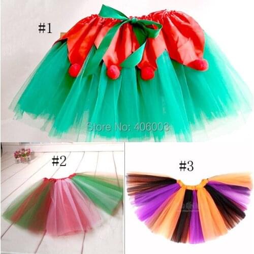 Wholesale Christmas Tutu Baby Girls Party Dance Tutu Pettiskirt Children Costume Free Shipping