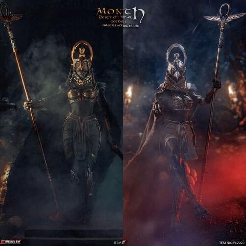 PL2020-169A/PL2020-169B Egyptian female pharaoh female eagle god montage movable woman puppet in stock