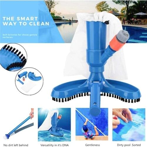 Swimming Pool Vacuum Cleaner Cleaning disinfect Tool Suction Head Pond Fountain Spa Pool Vacuum Cleaner Brush with handle EU/US