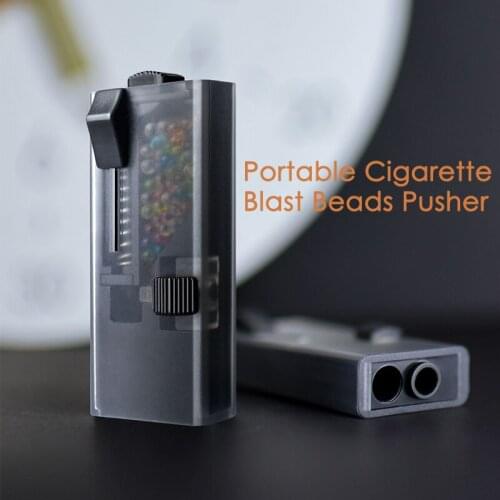 Portable Cigarette Blast Beads Pusher DIY Filter Capsule Push Box Burst Bead Cigarette Maker For Dia 3.8mm Smoking Accessories