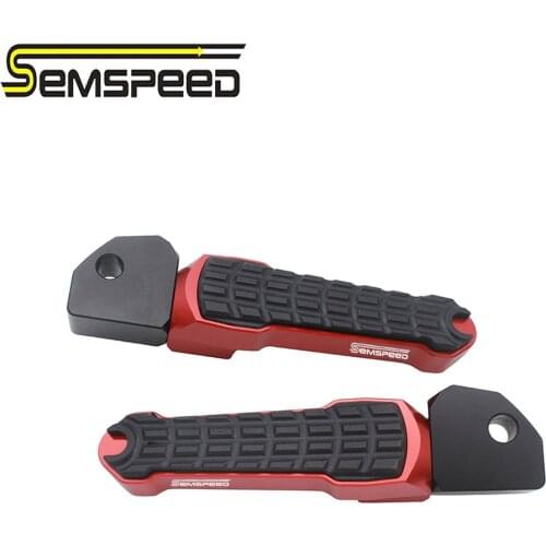 SEMSPEED Honda Rear Foot Pegs Pedal A Pair Left Right Foot Holder Footrest Suitable for Honda CB500F CB500X CB500R CBR500R