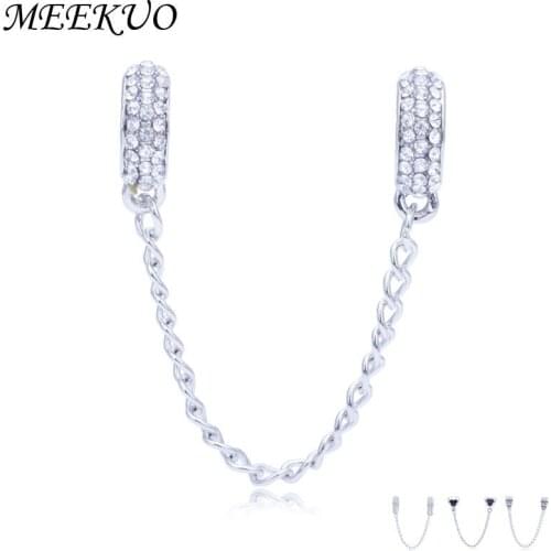 Pan Bracelet Snake Bone Threaded Safety Chain Diy Positioning Bead Safety Buckle Set Chain