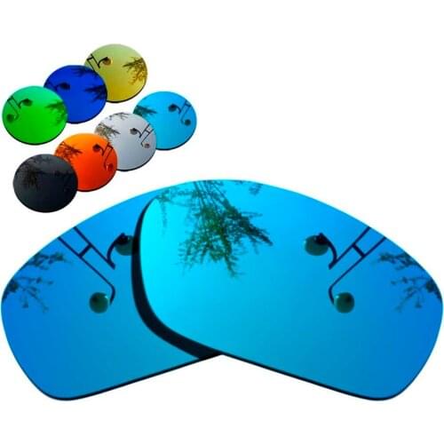 100% Precisely Cut Polarized Replacement Lenses for Jawbone Sunglasses Blue Mirrored Coating Color- Choices