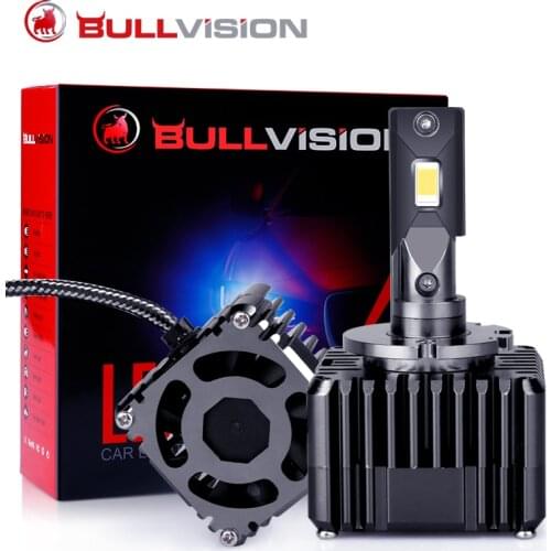 Bullvision D1S D3S LED 20000lm Car headlights replace led car HID headlights with CSP lens chips auto 6000k 50w high power SA
