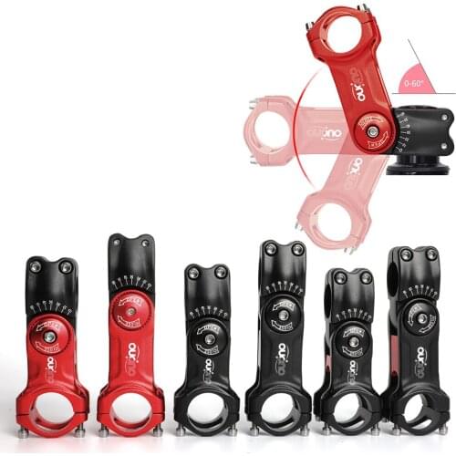 Folding Bike Adjustable Stem 28.6*31.8mm Folding Bike Stem 90-110mm Mountain Bike Stem Bmx Bike Parts