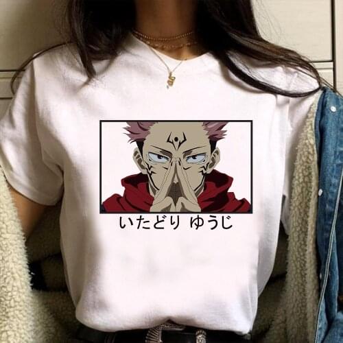 Jujutsu Kaisen Anime T-shirt Character Manga Graphic Tees Men Women Fashion Streetwear Breathable Short Sleeve Harajuku Tops
