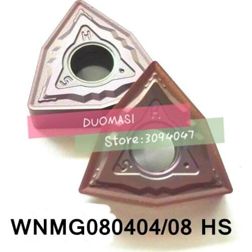 10PCS WNMG080404-HS / WNMG080408-HS CNC Carbide Inserts,Lathe Tool,Used to stainless steel and steel For MWLNR/WWLNR
