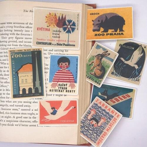 20PCS Ticket label Stickers Crafts And Scrapbooking book Decorative sticker DIY Stationery