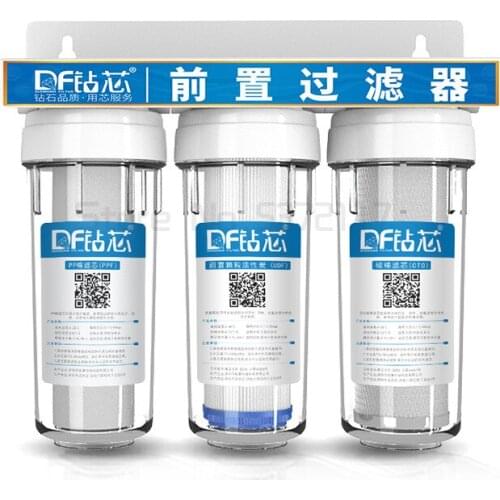 Water Purifier 3 Stage Filter Cartridge System Water Filters For Household Straight Drinking