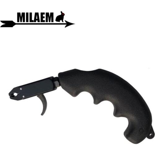 Archery Compound Bow Release 360 Degree Swivel Mounted Caliper Bow Release Grip Aid Thumb Trigger Shooting Hunting Accessories