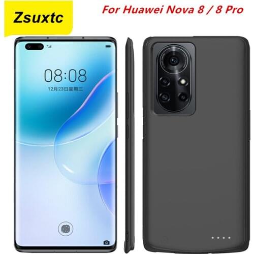For Huawei Nova 8 Battery Case 6800 Mah Nova 8 Pro Charger Case Smart Phone Cover Power Bank For Huawei Nova 8 Pro Battery Case