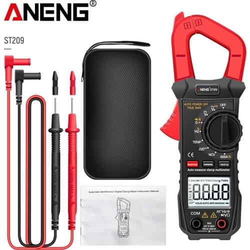 ANENG ST209 6000 Counts True RMS Digital Professional Multimeter Clamp DC/AC Current Clamp Tester Meters Voltmeter Auto Range