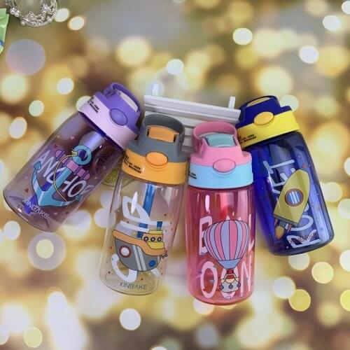 Baby Cups Water Bottle Drinking Bowl for Children Kawaii Cup for Baby Feeding Babies Bottles for Girls Sippy Cup with Straw Bebe