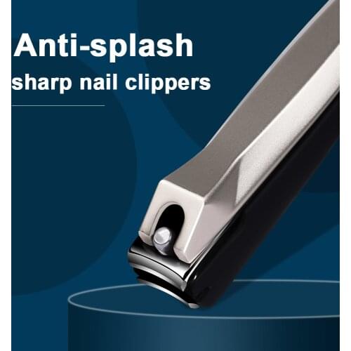 BNG TA53-S Nail Clippers Stainless Steel Anti Splash Fingernail Cutter Manicure Tools Bionics Design Trimmer Pedicure Scissor