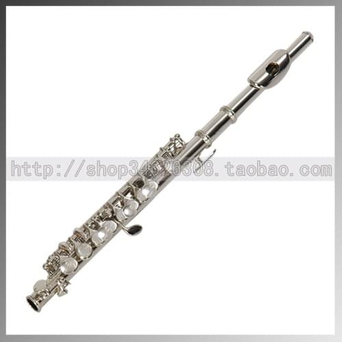 Exquisite Piccolo Flute Musical Instrument Product Nickel Planted