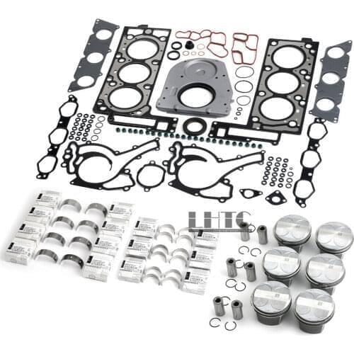 Engine Rebuild Overhaul Seals Bearings Set For Mercedes-Benz C230 C260 C280 CLK280 C300 E230E280 E300 2.5L 3.0L M272 E25 E30
