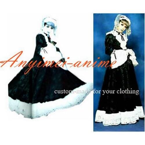 Japan Visual Rock J-rock Balck Dress Coat Gothic Punk Cosplay Costume Tailor-made[G141]