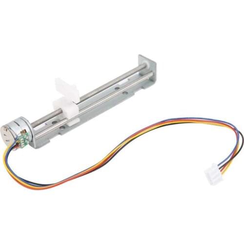 Stroke 80mm Stepper Motor Linear 2-Phase 4-Wire Linear Actuator Super Precision Planetary Full Metal Gearbox Gear Stepper Motor