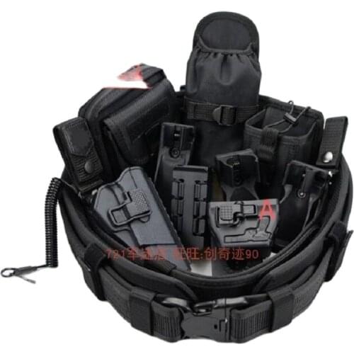 Outdoor Sports Tactics Three In One Tactical Belt 14 Piece Quick Pull Out Set Patrol Tactical Equipment