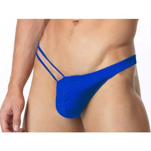 C-String Thong Hollow Out Elastic T-Back Briefs Mens Sexy Underwear Low Rise Breathable Solid Lingerie Jockstrap Men Panties