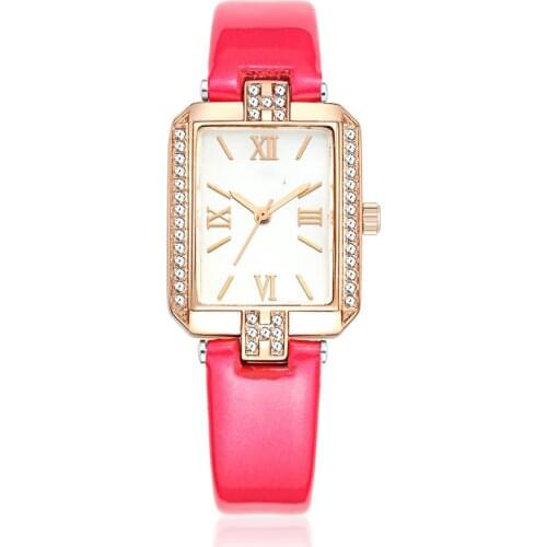 Women fashion quartz brand watches leather strap casual wristwatches NO.2