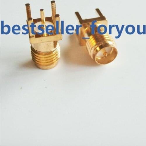 1Pcs PCB Mount RP SMA Connector RPSMA ConnectorFemale Jack Straight RF Coax Adapter Connector