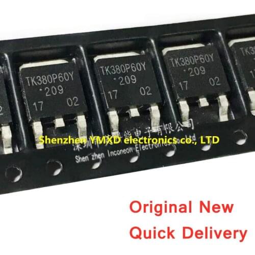 10Pcs/Lot New TK380P60Y Patch TO-252 N Channel 600V 9.7A MOSFET Field Effect Transistor