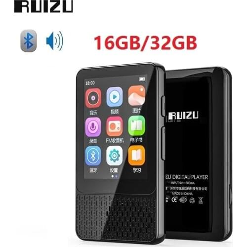 2021 Ruizu M18 MP4 Digital Player 8GB 16GB 2.4 Inch Screen Music mp4 Player Lossless Audio&Video Player FM Radio E-book