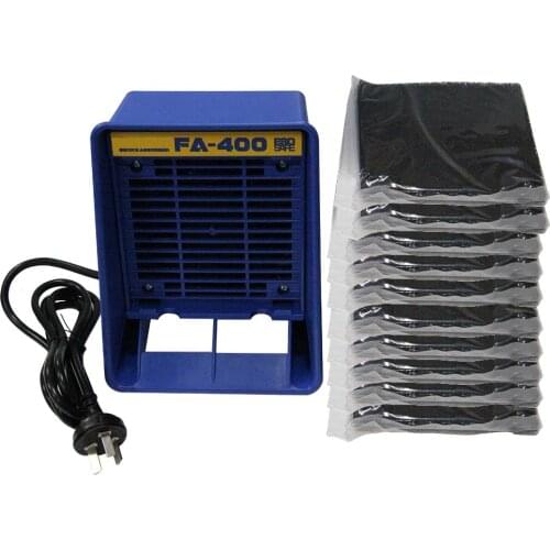 220V/110V FA-400 Solder iron Smoke Absorber,ESD Fume Extractor,Smoking Instrument,with 10pcs free Activated Carbon Filter Sponge
