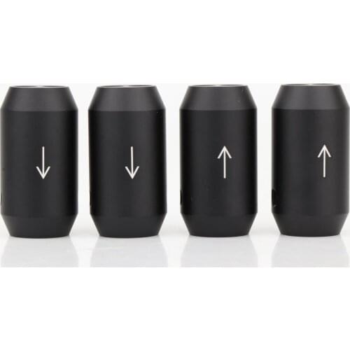 4x HIFI Audio Pants Y Splitter RCA Cable Speaker Cable Wire pant alluminium 13mm to 2*6mm boot With Arrow