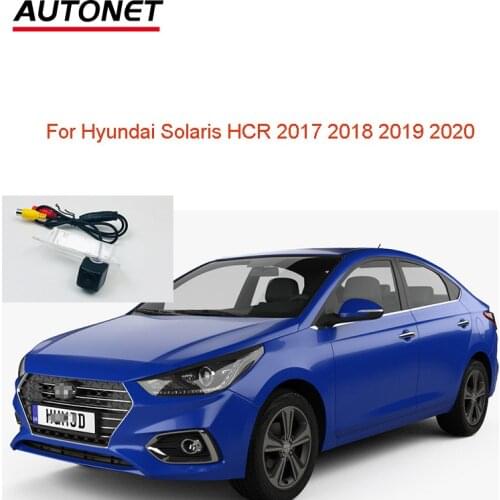 Autonet 1280*720P Rear view camera For Hyundai Solaris HCR 2017 2018 2019 2020 CVBS rear camera/CCD license plate camera