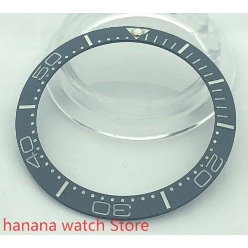 BLIGER Brand new high quality 38mm pearl rotating luminous watch sea blue bezel suitable for self-winding 40mm case mens watch